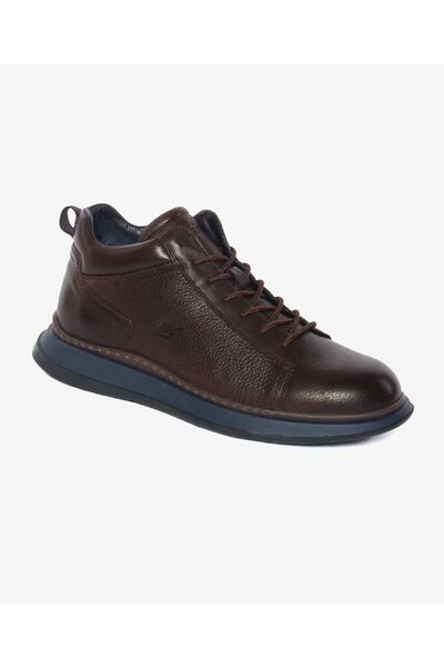 Greyder Erkek Kahverengi Hakiki Deri Sneaker Bot 4K1SB16212