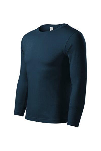 Malfini Tricou unisex, Progress LS P75, albastru XL