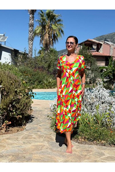 Punta Otantik Pss12328 Viscose Magic Dress