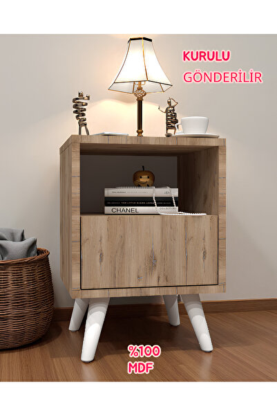 KONAK EV EŞYALARI Dani Komodin,MDF,Komodin,Kolay Kurulum,MDF Komidin