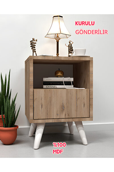 KONAK EV EŞYALARI Dani Komodin,MDF,Komodin,Kolay Kurulum,MDF Komidin