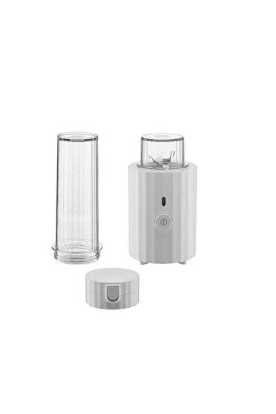 Genel Markalar Beyaz 550 ml Plisse Smoothie Blender ile sağlıklı içecekler hazırlayın