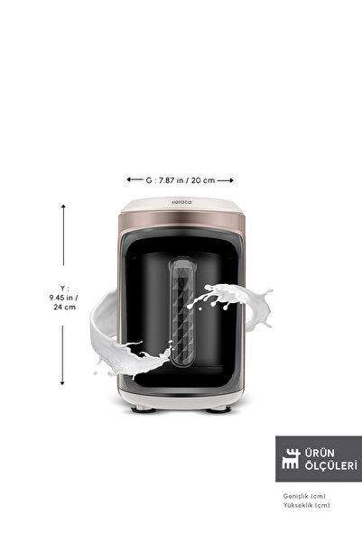 Karaca Hatır Hüps Quartz Türk Kahve Makinesi Iconic Beige