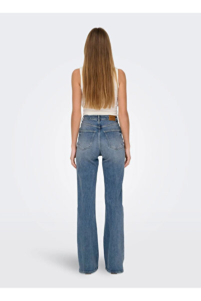 ONLY Jeans mit ausgestellter Passform ONLJUICY Hohe Taille Ausgestellte Jeans