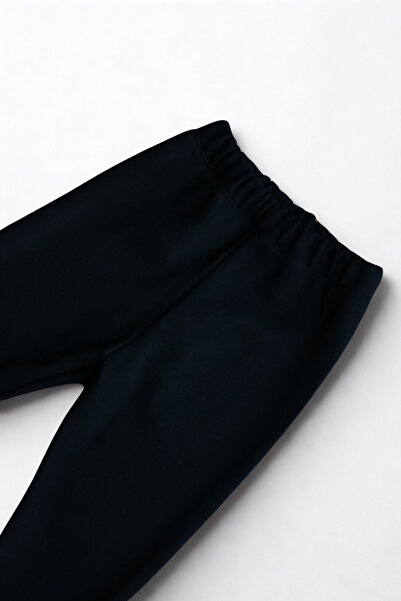 Parla Kids Kız Çocuk Siyah Ispanyol Paça Yüksek Bel Lastikli Tayt Pantolon