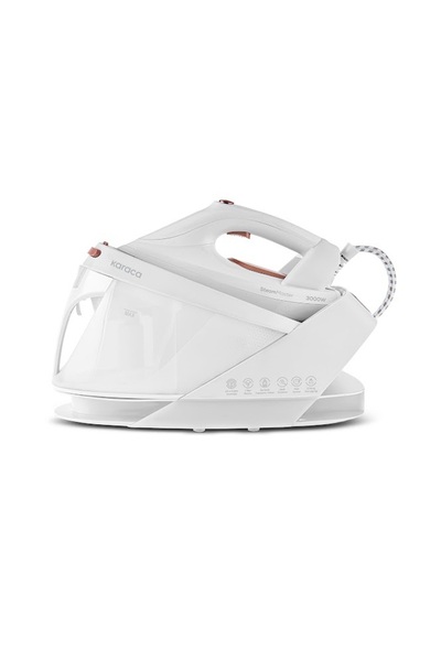 Karaca Vantuz Steammaster Buhar Kazanlı Ütü White Rose 3000 W