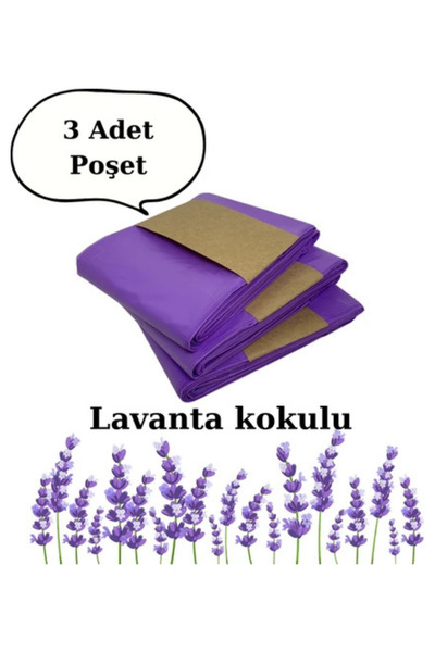 Korbell 16L Çöp Kutuları Ile Uyumlu 1500 Bebek Bezi Kapasiteli 3 Paket Yerli Çöp Poşeti