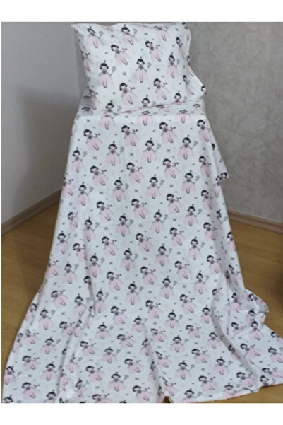 Depomaxx طقم غطاء لحاف من قماش الفانيلا للفتيات الصغيرات مقاس 100 × 150 في عل...