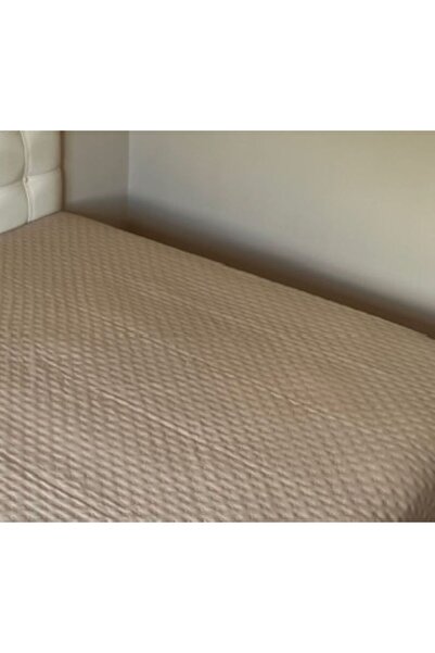 GENÇEV HOME COLLECTİONS Plain Quilted Multi-Purpose Pique Single 160X220 Brown * Bedspread