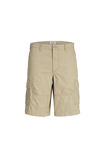 Jack & Jones Krem Erkek Kargo Şort JPSTCOLE JJCAMPAIGN SHORT
