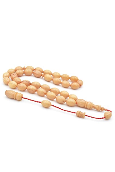 Murty99 Mărgele de rugăciune Catalin alb Moire tăiate cu sistem Masterpiece