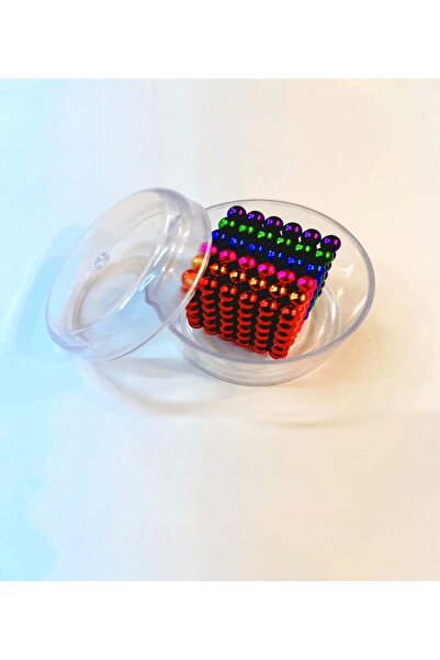 Jetcom Altı Renkli Sihirli Manyetik Toplar Neodyum Mıknatıs Bilye 150Adet 5 mm