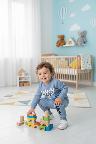 Pırlanta baby 2 li bebek pijama takmı baskılı cepli