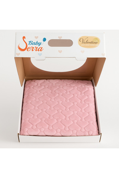 Mia Battaniye Kabartma Desenli Peluş Bebek Battaniyesi 100x120cm