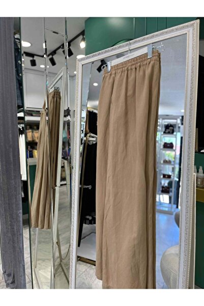 MERAM BUTİK Yaqa Virgo Pants - Beige - 42