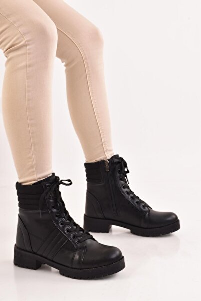 MODAONN Siyah Kadın Postal Bot