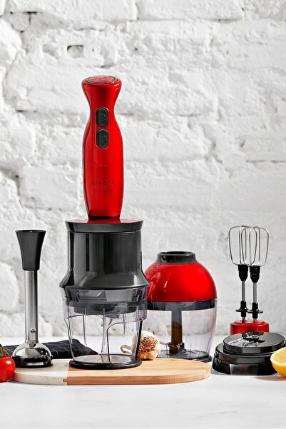 Karaca Blendfit 4 in 1 Set Red Gold