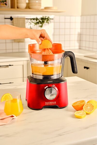 Karaca Mastermaid Power Max 11-in-1 Küchenmaschine, Imperial Red