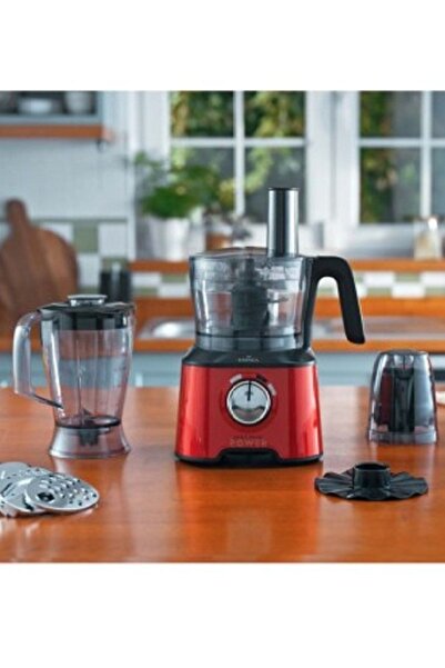 Karaca Mastermaid Power Multifunctional 10 In 1 Red Mutfak Robotu, Blender Seti 2000w