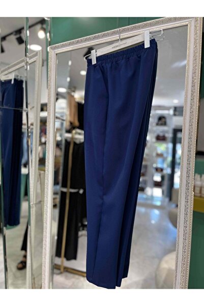 Modario Missemramiss Ribbed Fabric Trousers - Saks Blue - 44