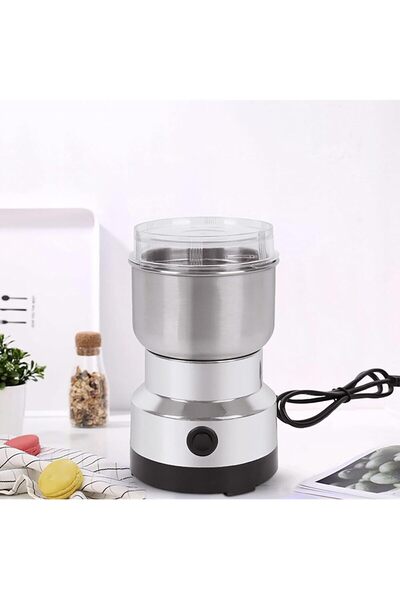 fulina Electric Mini Home Grinder - Multi-purpose grinder with stainless steel blades and one-touch operati