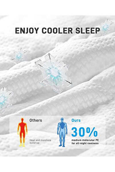 KOZZY HOME Sleeping Pad - Luxury Smart down 7 Cm, Made for Back Pain