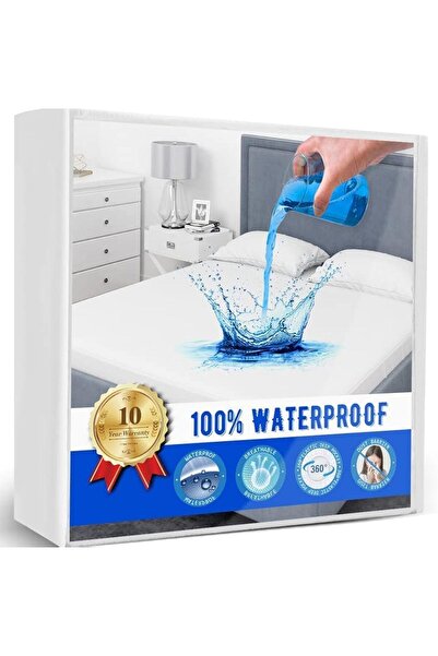 KOZZY HOME Sıvı Geçirmez,Yatak Üstü Uyku Pedi,( Orta Sert )Ortopedik,7cm Kalınlığında Yastık Kılıfı Hediye