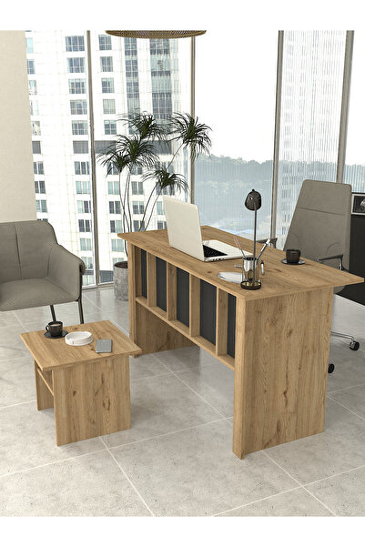 dorpek Nika Ofis Masası Ve Ofis Sehpası Set - 2 Parça