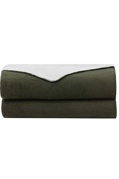 Hibboux Comfy Çift Kişilik Battaniye - Green Beige