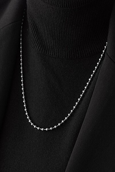 ByFlorya Jewelry الصلب الكرة دوريكا سلسلة قلادة الكرة حبة سلسلة 3mm مزيج