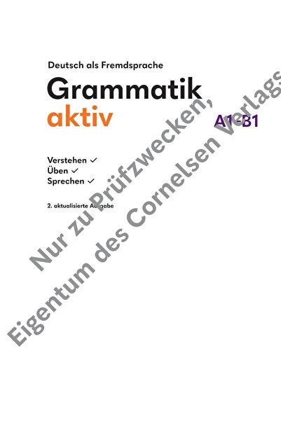 Cornelsen Grammatik Aktiv A1/B1
