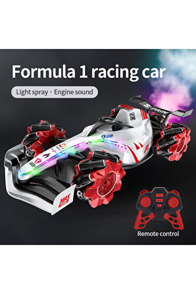 LEBLOU Formula 1 Car, Smoke Function, 360 Degree Rotation, 4 x 4 Drift, 50m Range, Long Range