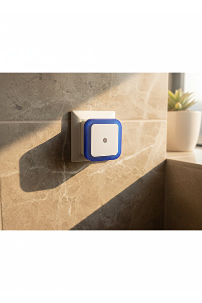 zabazar 2 ADET Karanlık Sensörlü Gece Lambası Tak Çalıştır Karışık Renkli Spo...