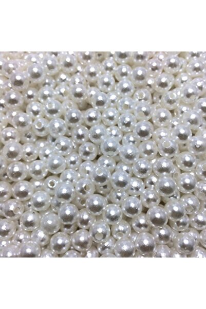 bidoluhobi Biserne perle perforirane bele 6 mm 500 gr