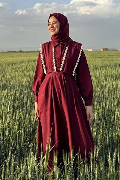 ZÜLAYS Dantelli Jile Bordo