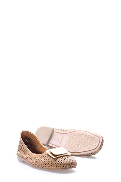 FAST STEP Genuine Leather Women's Babet Shoes 210Za0002