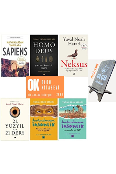 Kolektif Kitap Sapiens - Homo Deus - Neksus - 21.Yüzyıl İçin 21 Ders - Durdurulamayan İnsanlık /6 kitap