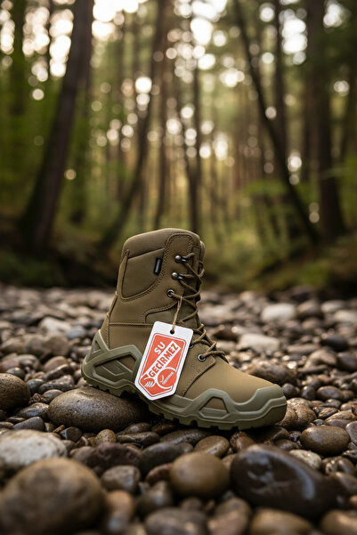 Haff shoes U-Force Erkek askeri bot (Taba-Renk)