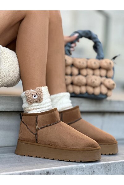 Giydim Gidiyor Γυναικείες Μπότες Yora - Καφέ Μοντέλο