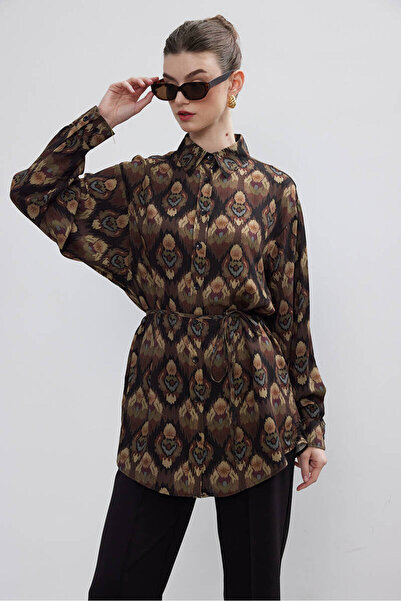 BE BLUE ΠΟΥΚΑΜΙΣΟ VINTAGE ΜΕ ΕΘΝΙΚΟ ΣΧΕΔΙΟ