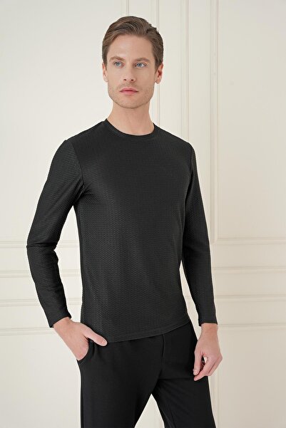 Efor TS 891 Slim Fit Siyah Spor T-Shirt