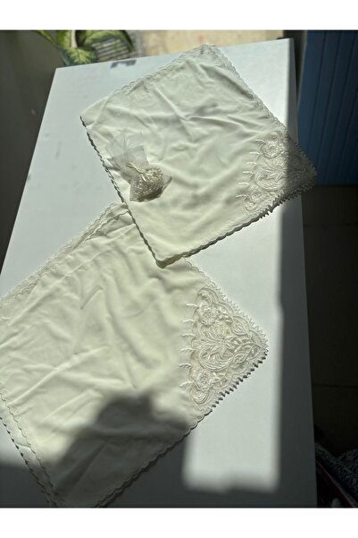 Eces Design ŞAL Model American Service Artizanal, 4 piese, șervețele și supor...