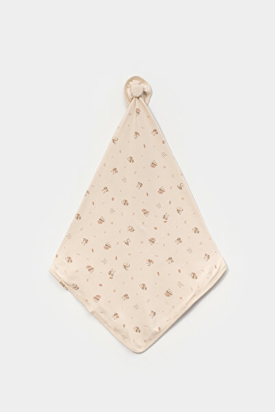 Belemir Kids 100% Cotton Double Layer Interlock Baby Blanket 75X80 cm