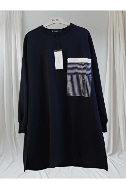 Puane Жіноча зручна туніка з кишенями та деталями