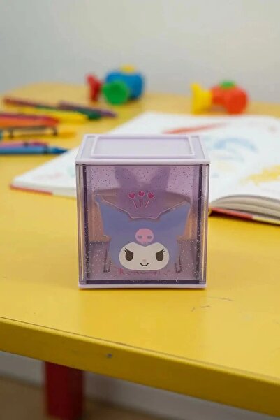 Miniso Sanrio Lisanslı Akrilik Saklama Kutusu (Kuromi)