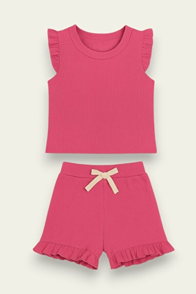 My Kids Wear Frilly Girl's Shorts Set