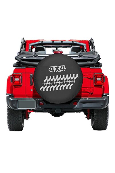 Avex Κάλυμμα εφεδρικού τροχού σε μαύρο χρώμα "απομίμησης δέρματος", για οχήματα εκτός δρόμου, μέγεθος 15"