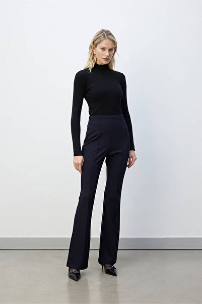 BE BLUE NAVY BLUE SPANISH CROWN TROUSERS