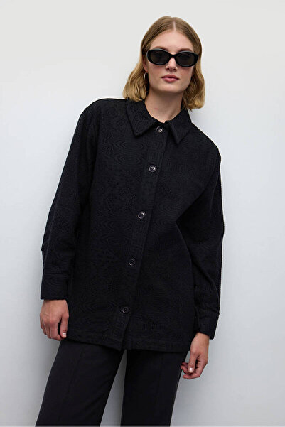 BE BLUE SİYAH KROŞE CEKET