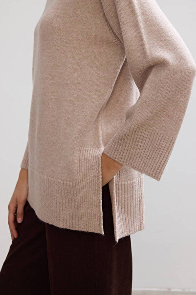 BE BLUE Απαλό ροζ απαλό πουλόβερ